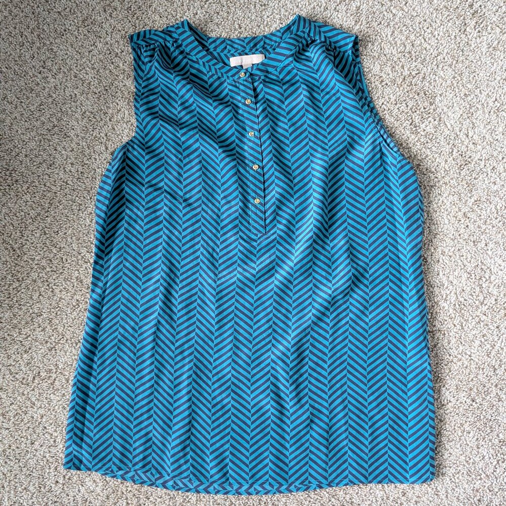 NWOT Banana Republic Silk Blouse, XL Tall